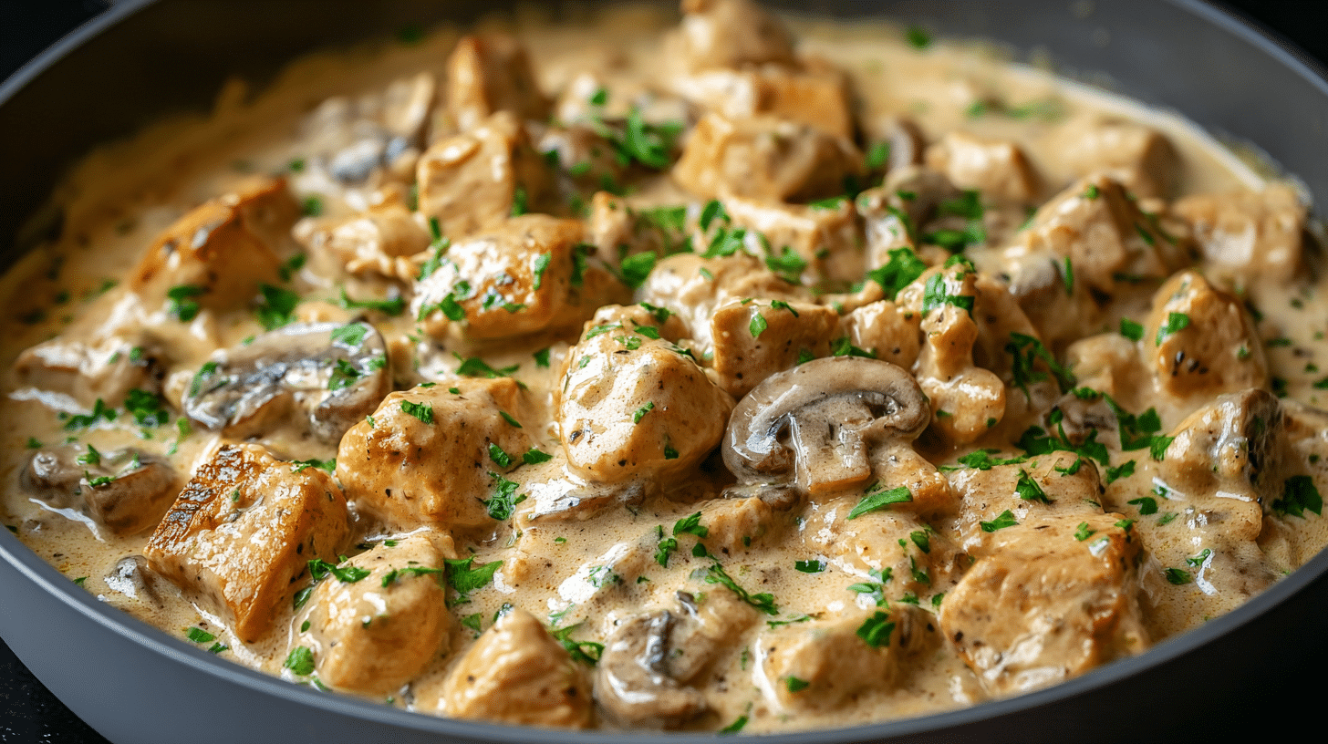 Creamy Chicken Stroganoff Recipe