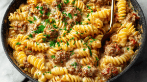 Creamy Ground Beef Pasta Recipe