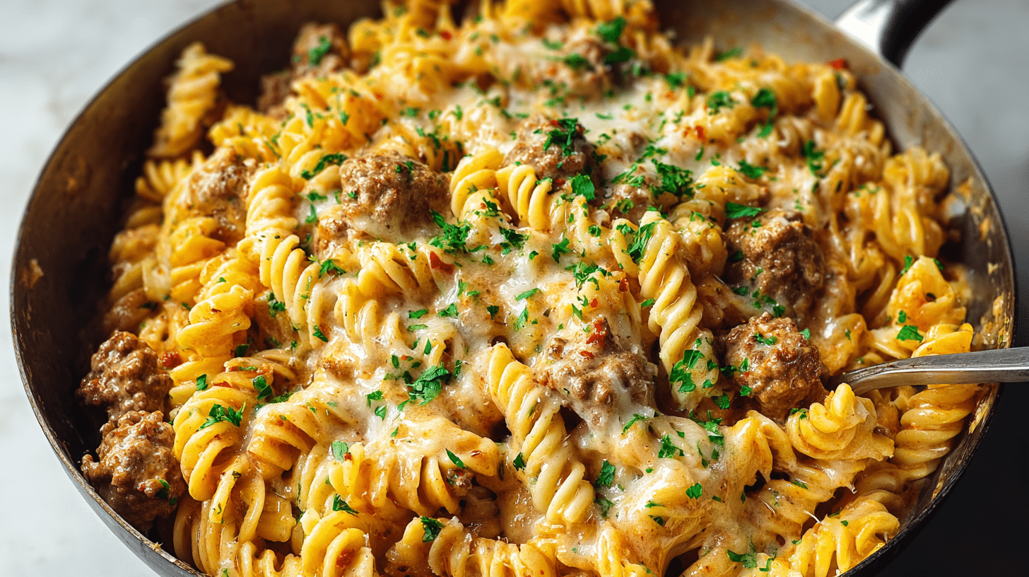Creamy Ground Beef Pasta Recipe