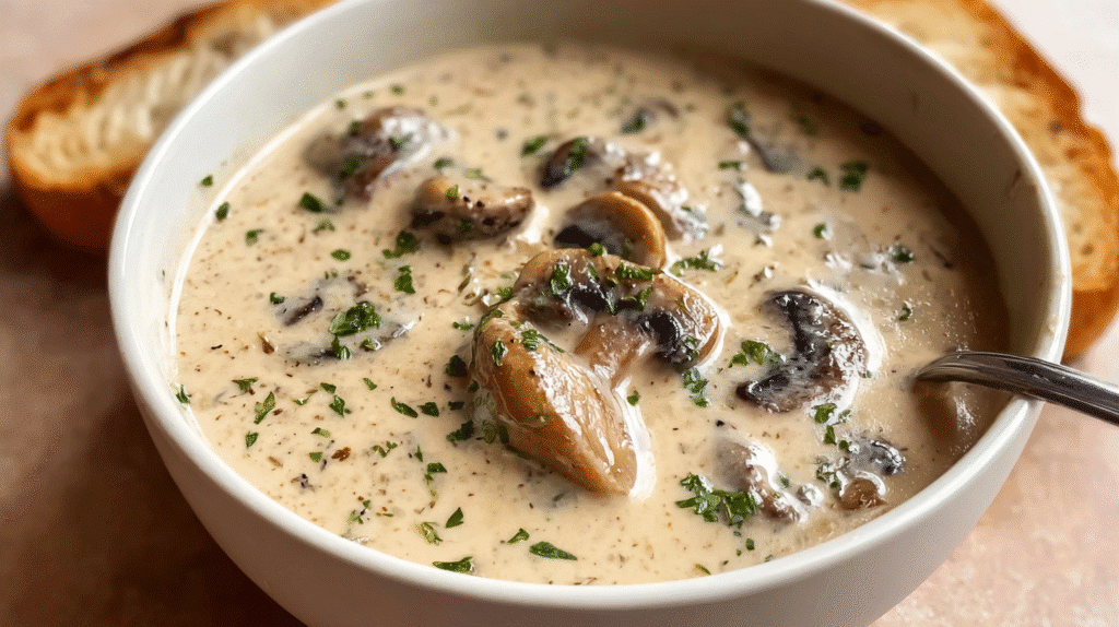 Creamy Mushroom Soup Recipe