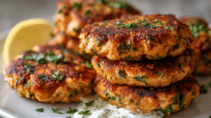 Crispy Salmon Patties with Fresh Herbs Recipe