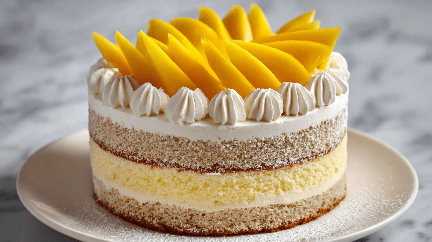 Decadent Peach Cake with Creamy Vanilla Glaze Recipe