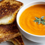 Easy Tomato Soup with Grilled Cheese Recipe
