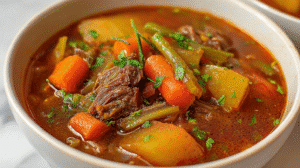 Easy Vegetable Beef Soup Recipe