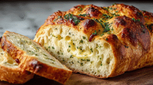 Garlic Herb Stuffed Sourdough Bread Recipe