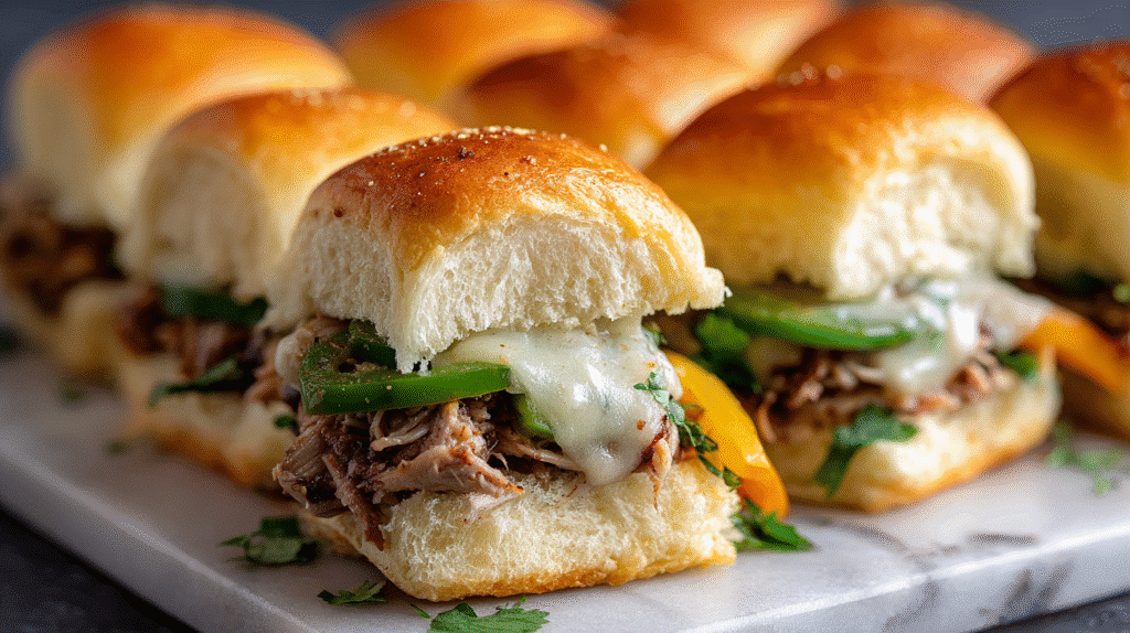 Irresistible Chicken Philly Sliders Recipe