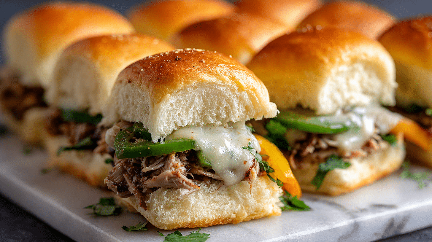 Irresistible Chicken Philly Sliders Recipe