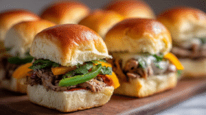 Irresistible Chicken Philly Sliders Recipe