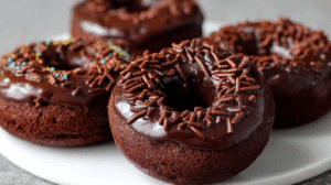 Irresistible Chocolate Cake Donuts Recipe