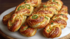 Jalapeno Cheddar Pretzel Twists Recipe