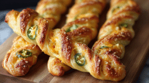 Jalapeno Cheddar Pretzel Twists Recipe