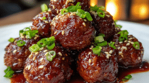 Korean BBQ Meatballs Recipe