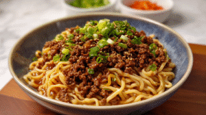 Mongolian Ground Beef and Noodles Recipe
