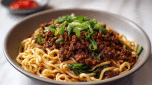 Mongolian Ground Beef and Noodles Recipe