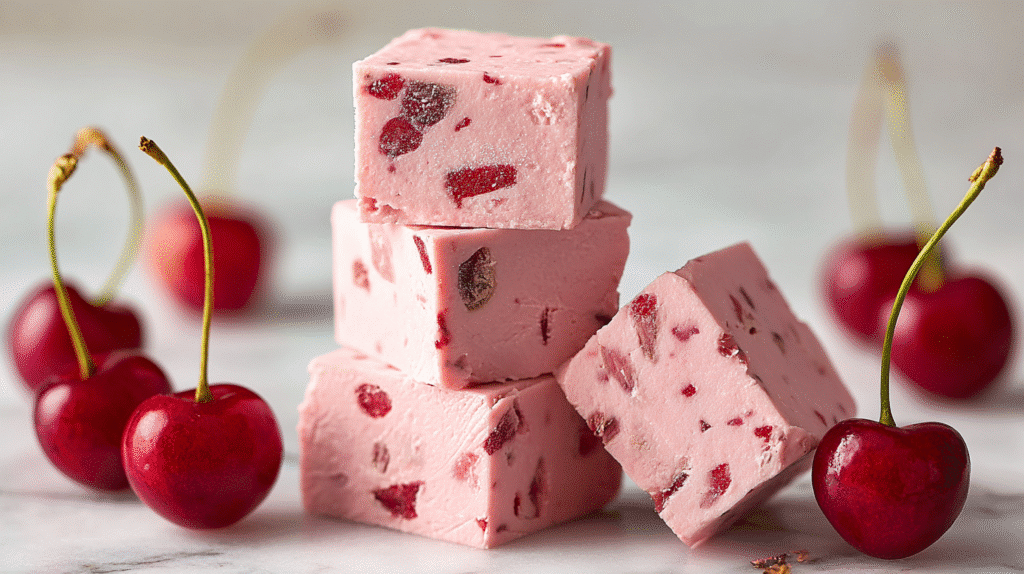 No-Bake Cherry Fudge Recipe