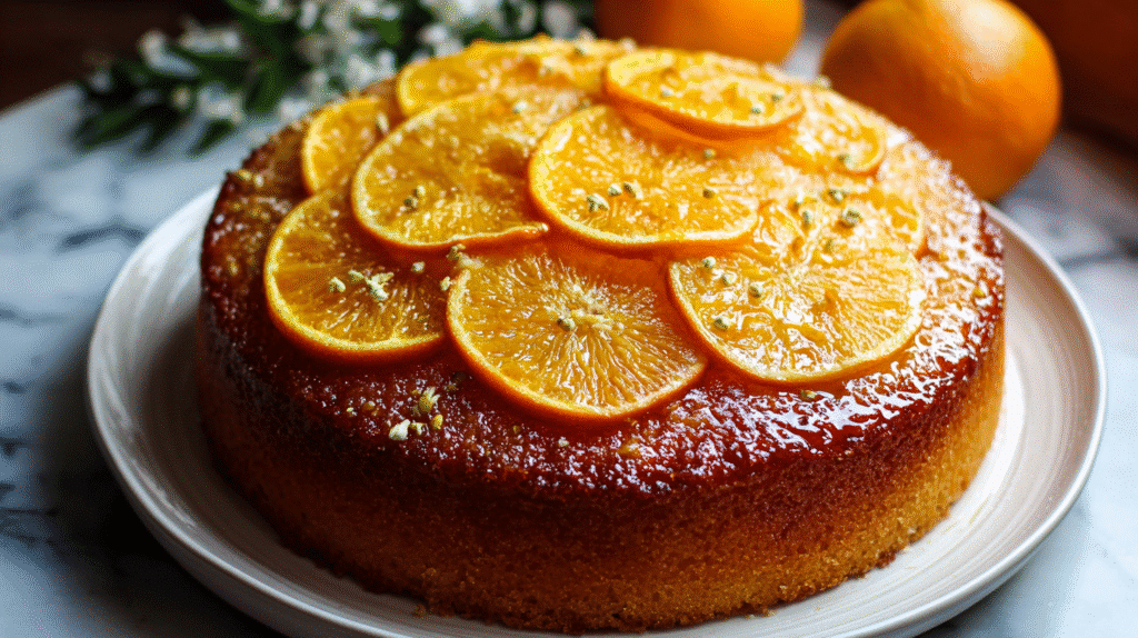 Orange Cardamom Olive Oil Cake Recipe
