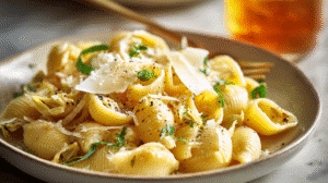 Lemon Artichoke Orzo