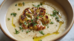 Roasted Cauliflower Cream Soup
