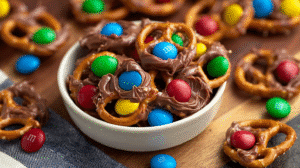 Rolo Pretzels with M&M Candies Recipe