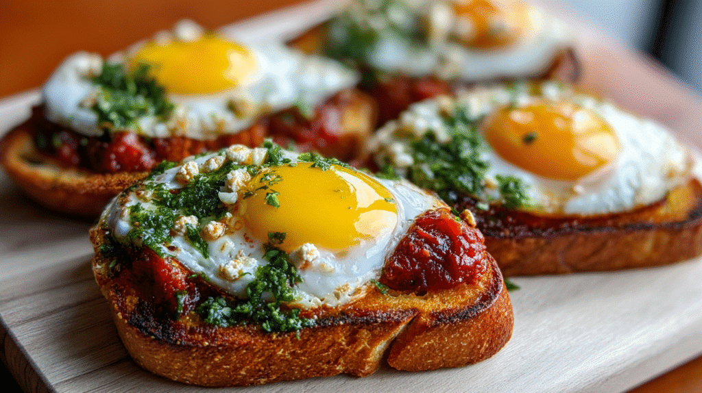 Shakshouka Toast Recipe