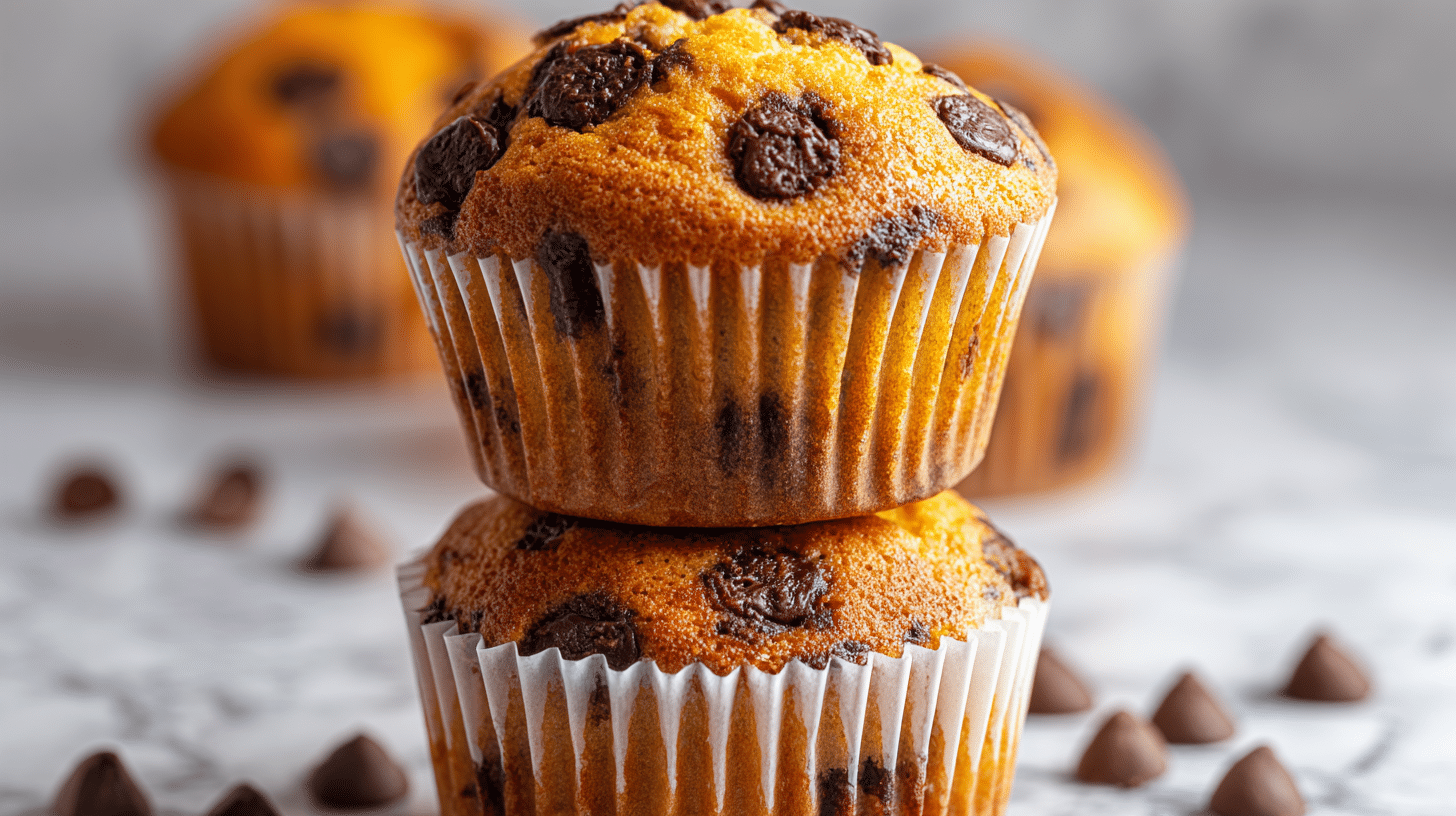 Skinny Banana Chocolate Chip Muffins Recipe