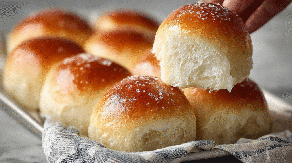 Soft and Buttery Homemade Rolls Recipe