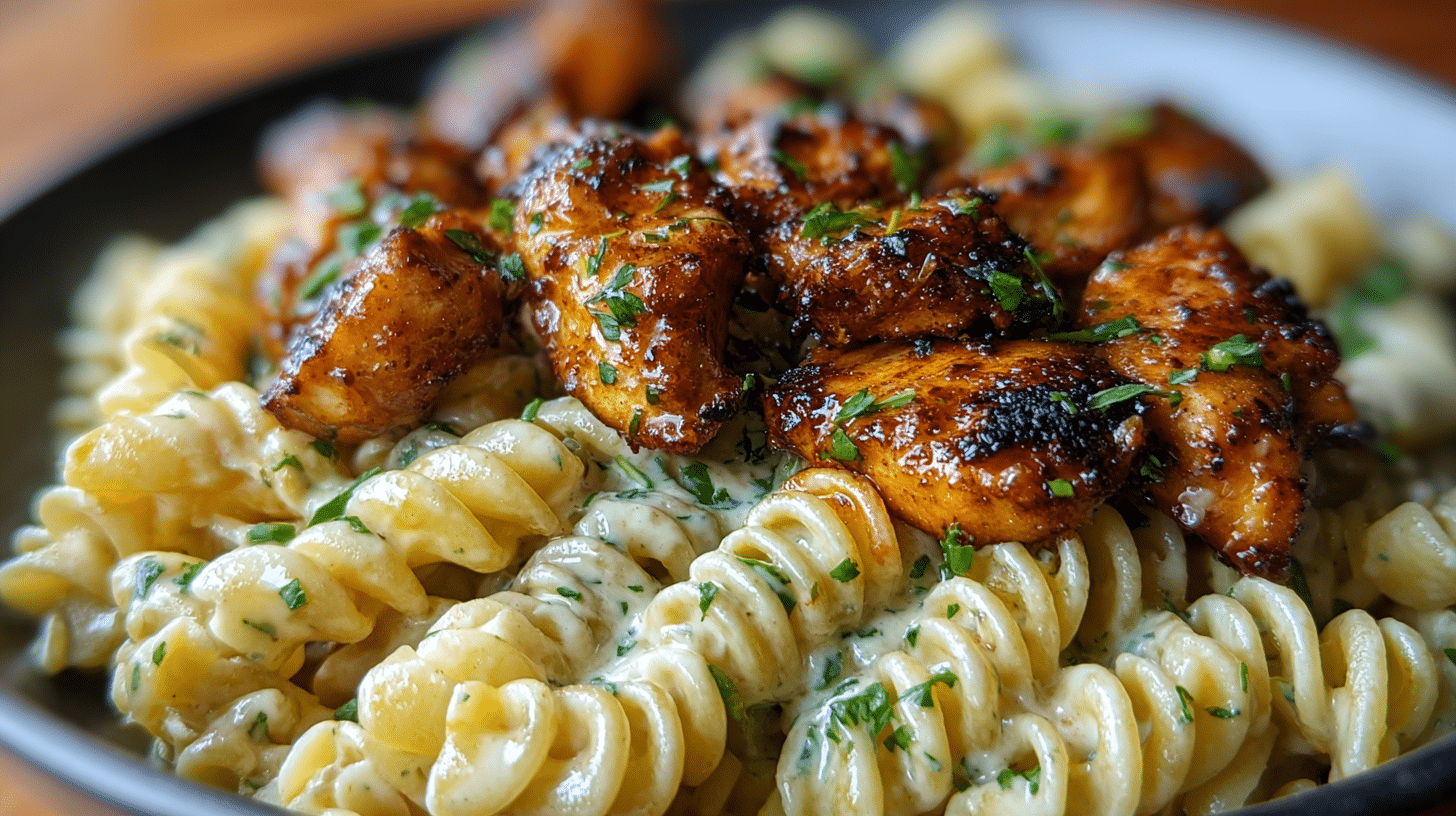 Spicy Cajun Honey Butter Chicken & Pasta Recipe