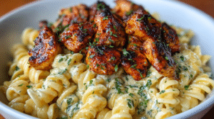 Spicy Cajun Honey Butter Chicken & Pasta Recipe