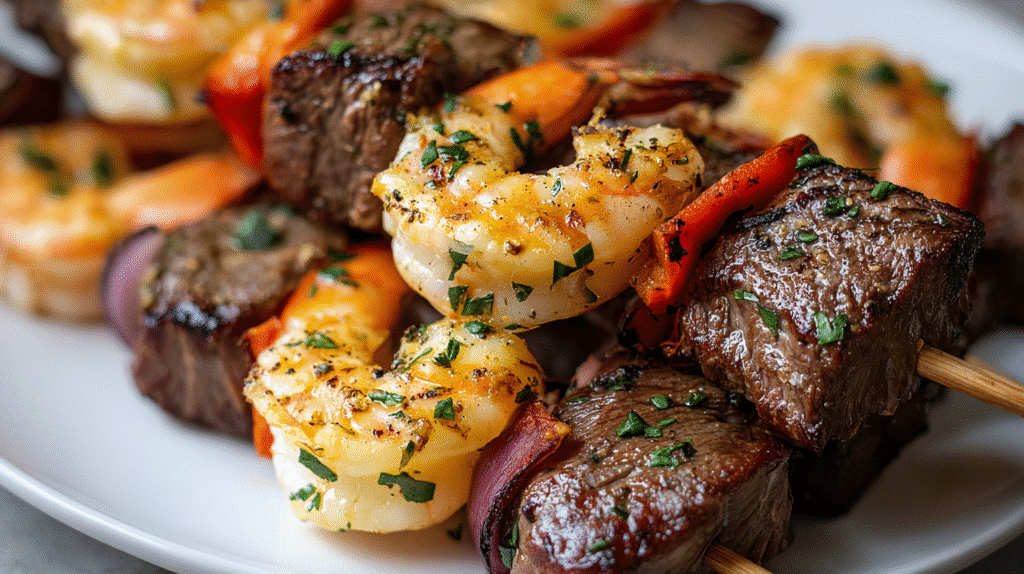 Steak & Shrimp Kabobs