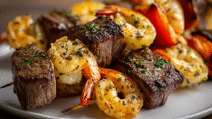 Steak and Shrimp Kabobs Recipe
