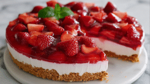 Strawberry Jello Pie Recipe