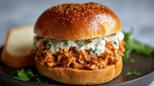 Creamy Chicken Alfredo Sloppy Joes Recipe