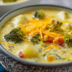 The Best Broccoli Potato Cheese Soup Recipe