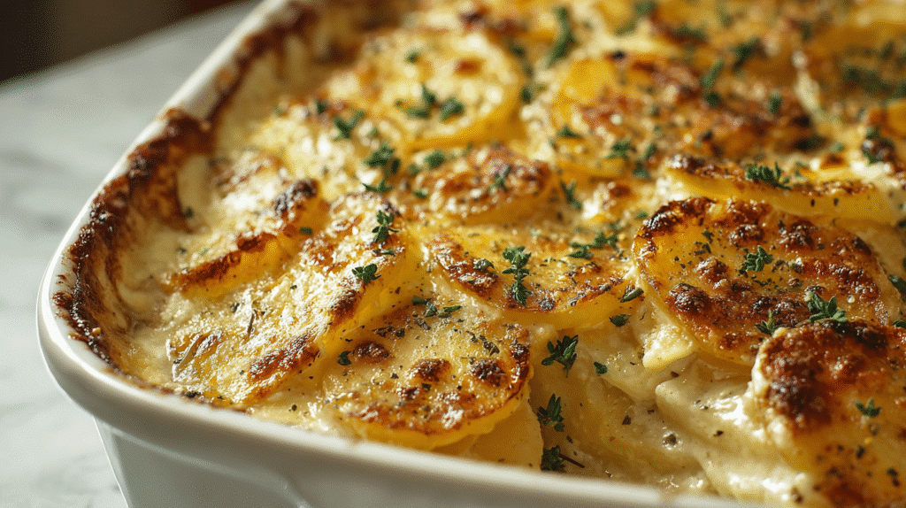 The Best Cheesy Scalloped Potatoes – Creamy, Golden & Irresistibly Delicious