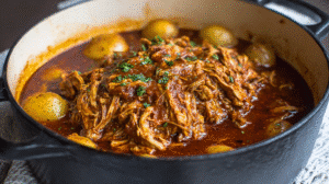 The Best Dutch Oven Pulled Chicken Recipe