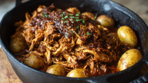 The Best Dutch Oven Pulled Chicken Recipe
