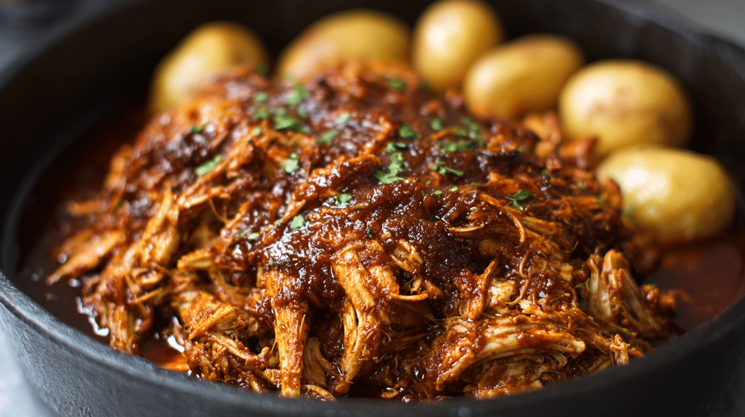 The Best Dutch Oven Pulled Chicken Recipe