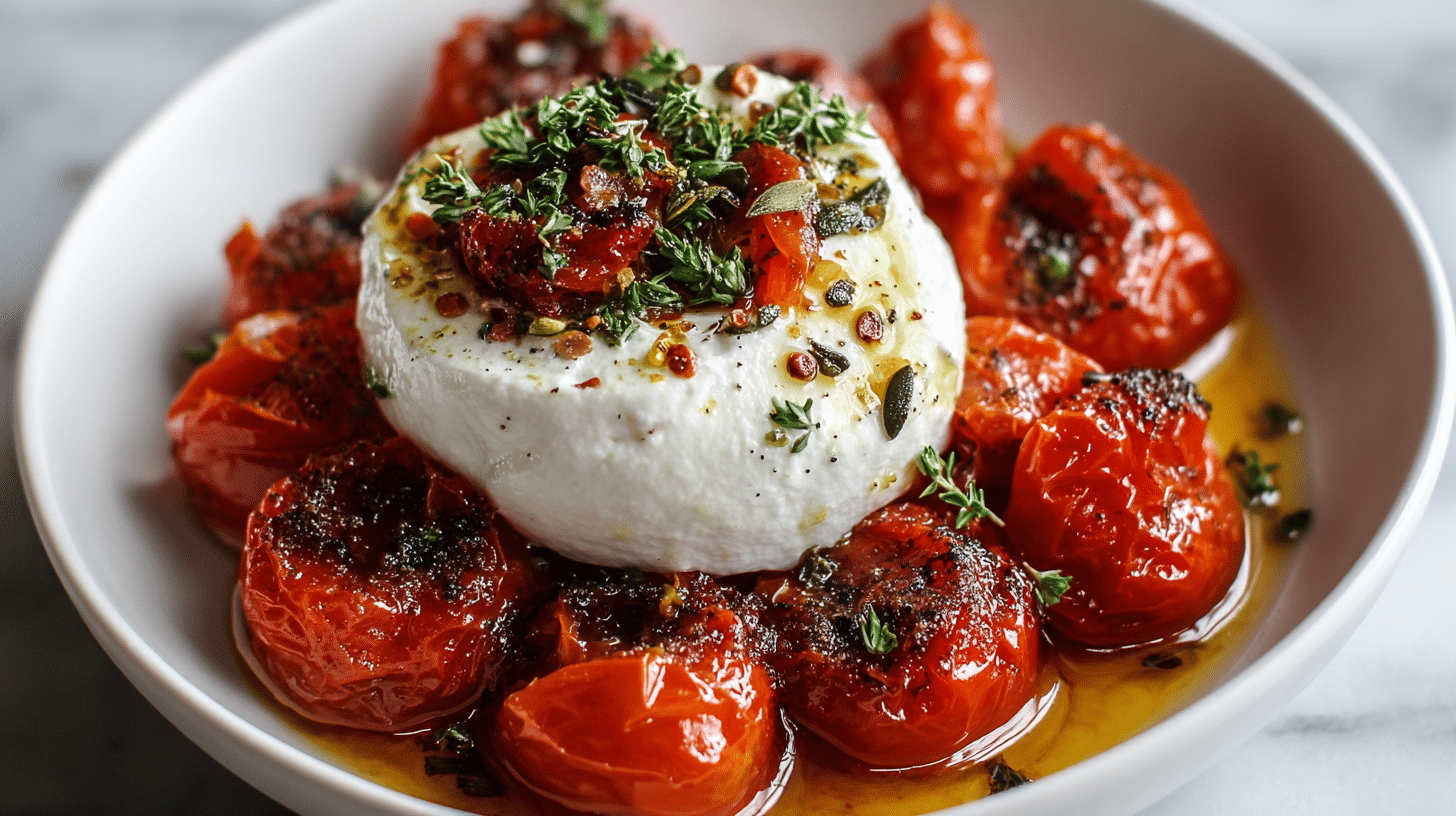 Tomato Confit and Whipped Feta Recipe
