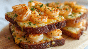 Ultimate Shrimp and Cheese Toast with Garlic Bread Recipe