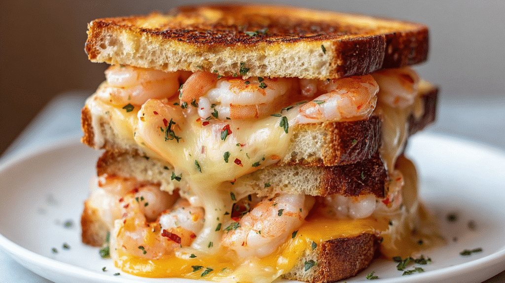 Ultimate Shrimp and Cheese Toast with Garlic Bread Recipe