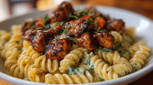 Spicy Cajun Honey Butter Chicken & Pasta Recipe
