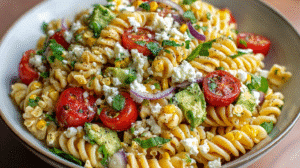 Healthy Street Corn Pasta Salad Recipe