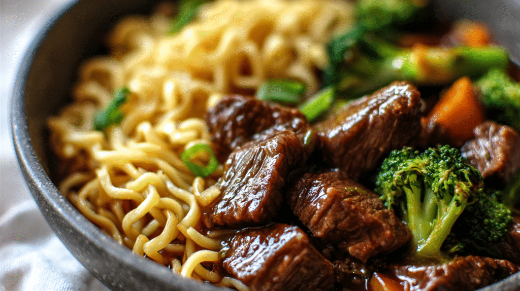 Beef and Broccoli Lo Mein Recipe