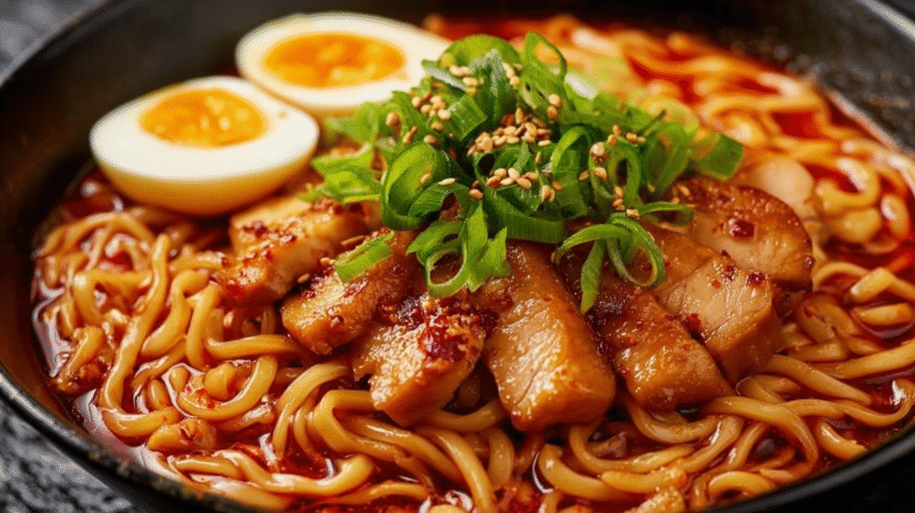 Turn up the heat with these fiery Buldak noodles that taste even better than takeout. Spice lovers will fall in love with every bold and saucy bite.