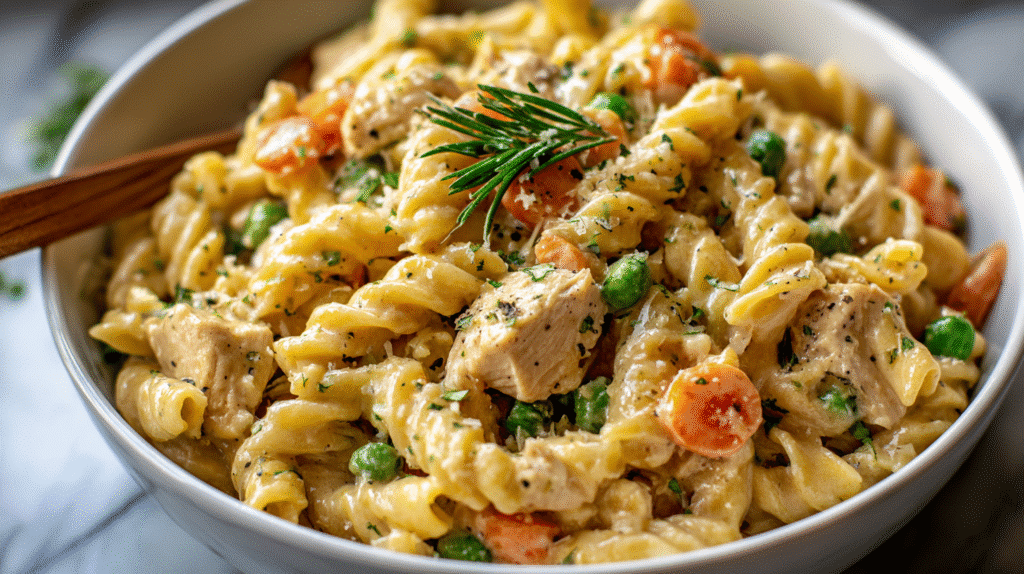 Chicken Pot Pie Pasta Recipe