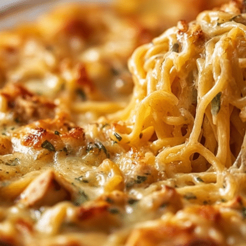 Chicken Spaghetti Casserole Recipe