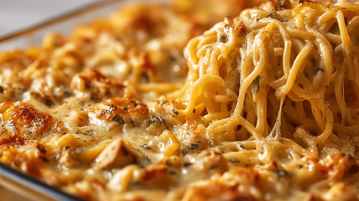 Chicken Spaghetti Casserole Recipe