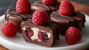 Chocolate Raspberry Mousse Bites Recipe