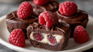 Chocolate Raspberry Mousse Bites Recipe