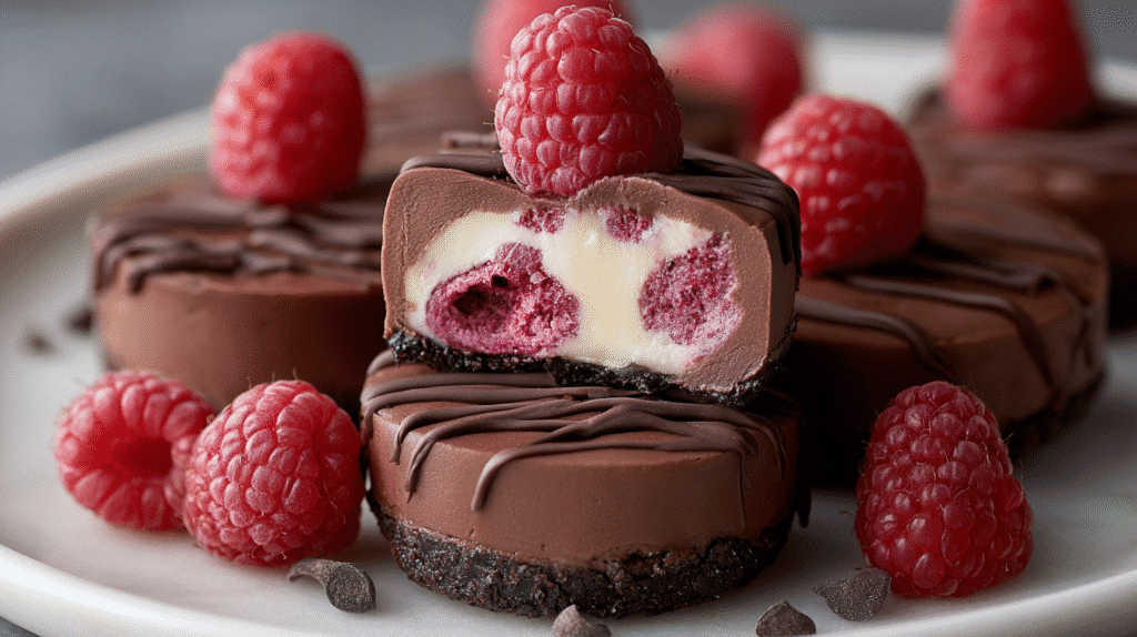 Chocolate Raspberry Mousse Bites Recipe